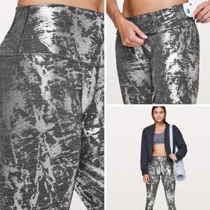 Lululemon Wunder Under Hi-Rise Tight Brindle Foil 23" Altered* Women's Size 12